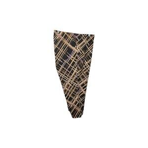 Roaman's Basketweave Capri Legging Women 30/32 3X Black Multicolor